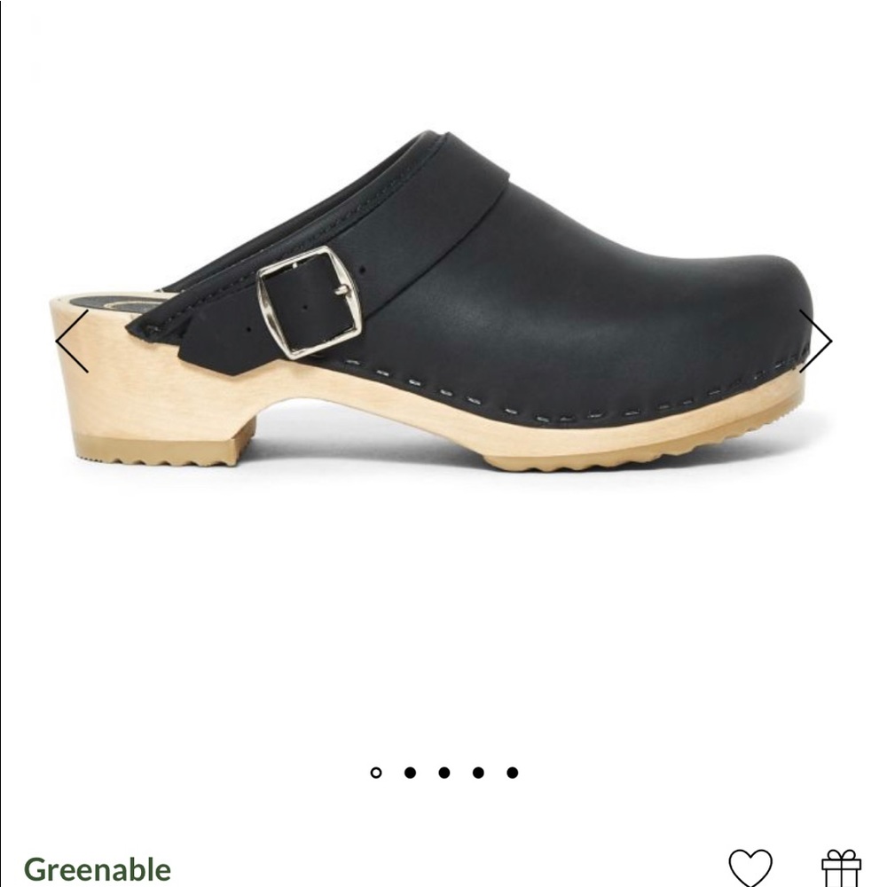 No. 6  James Vintage Shearling-Lined Clogs Black